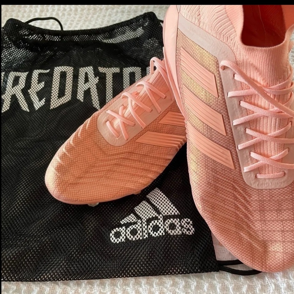 Adidas Women's Pink Soccer Shoes